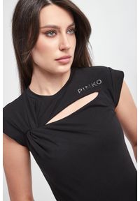 Pinko - T-shirt damski Tropici PINKO