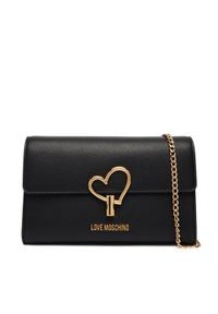 Love Moschino - LOVE MOSCHINO Torebka JC4327PP1OLQ0000 Czarny. Kolor: czarny. Materiał: skórzane #1