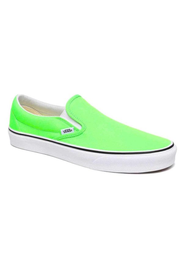 Buty do chodzenia dla dorosłych Vans Classic Slip-On. Zapięcie: bez zapięcia. Kolor: zielony. Model: Vans Classic. Sport: turystyka piesza