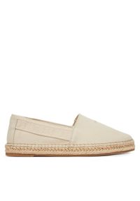 Calvin Klein Espadryle Espadrille Webbing Cv HM0HM02075 Écru. Kolor: kremowy. Materiał: materiał #1