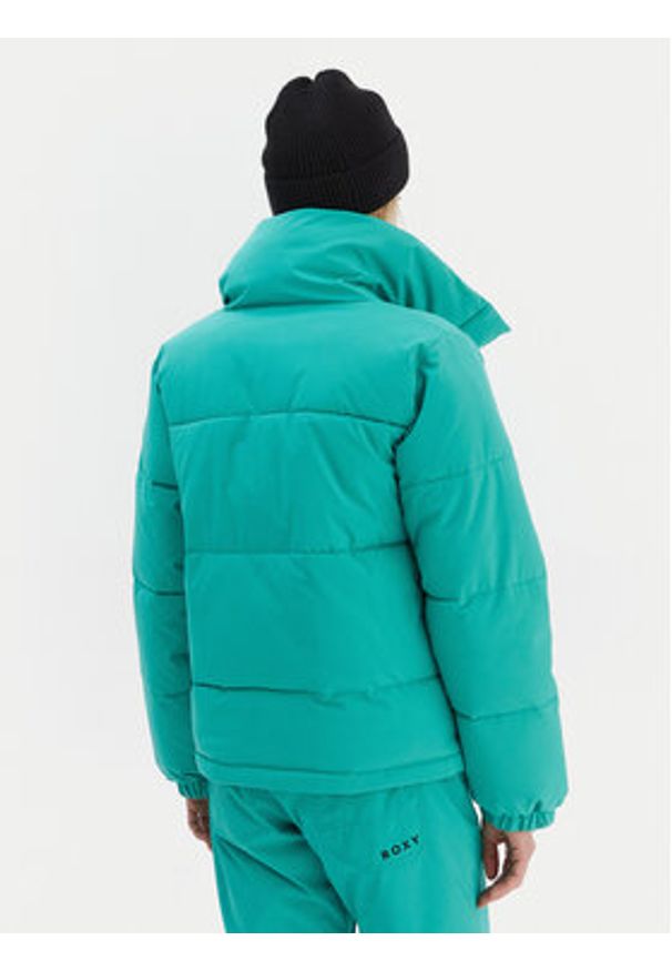 Roxy Kurtka narciarska Snow Winter Rebel JK ERJTJ03545 Zielony Regular Fit. Kolor: zielony. Materiał: syntetyk. Sport: narciarstwo