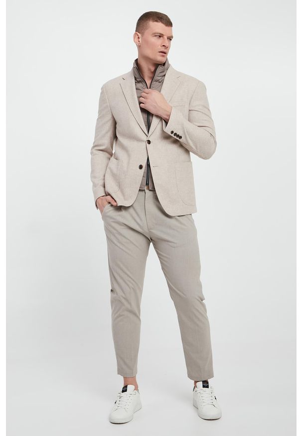 Marynarka męska z wełną Hectic JOOP!. Materiał: wełna