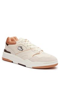 Lacoste Sneakersy Lineshot Contrasted 747SMA0111 Écru #7