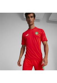 Puma - Maroko 22/23 Replika Szorty Męskie PUMA Red Power Green. Kolor: czerwony, wielokolorowy, zielony