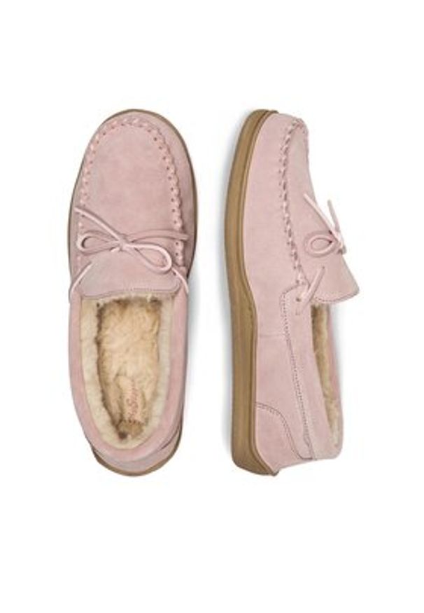 MYSLIPPERS Kapcie MPF20WID001D-M Różowy. Kolor: różowy. Materiał: zamsz, skóra