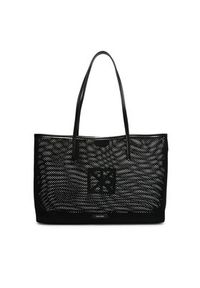 Calvin Klein Torebka Emblem Mesh Tote LV04F3380G Czarny. Kolor: czarny #2