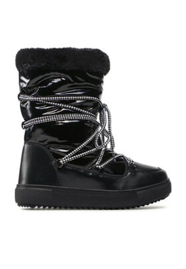 Jenny Fairy Trzewiki NS10190 Czarny. Kolor: czarny. Materiał: materiał