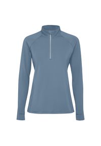 ROLY - Bluza Z Długim Rękawem Dla Pań I Panów Estambul Quarter Zip. Kolor: niebieski. Długość rękawa: długi rękaw. Długość: długie