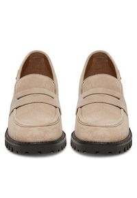 G-Star RAW - G-Star Raw Loafersy WI34-JANELLE-01 Beżowy. Kolor: beżowy. Materiał: zamsz, skóra #3