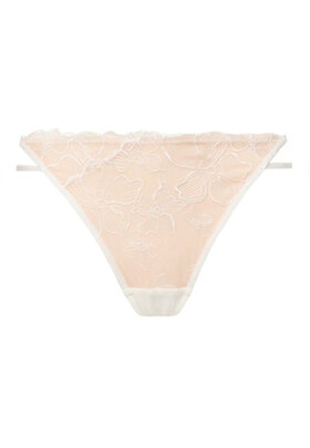 Hunkemöller Stringi Lauren 300904 Écru. Materiał: syntetyk