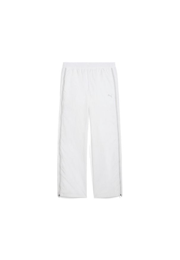 Spodnie sportowe męskie Puma Dare To Relaxed Woven Zip-Off. Kolor: biały