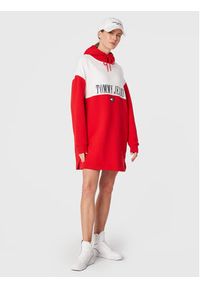 Tommy Jeans Sukienka dzianinowa Archive 1 DW0DW14399 Czerwony Regular Fit. Kolor: czerwony. Materiał: syntetyk #5