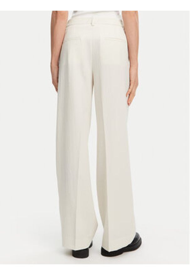 Calvin Klein Spodnie palazzo K20K208217 Beżowy Wide Leg. Kolor: beżowy. Materiał: syntetyk