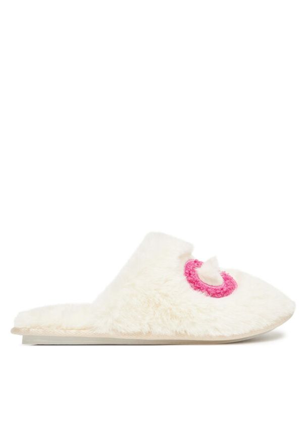 DeeZee Kapcie DKSP23112606 Écru. Kolor: kremowy. Materiał: materiał