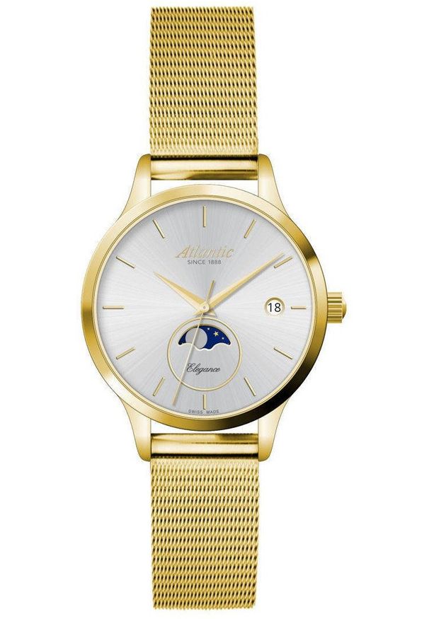 Zegarek Atlantic Zegarek Atlantic ELEGANCE 29040.45.21MB Damski Klasyczny Szafir .. Styl: klasyczny