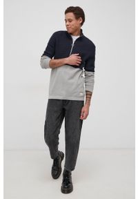 Jack & Jones Sweter bawełniany męski kolor granatowy z półgolfem. Okazja: na co dzień. Kolor: niebieski. Materiał: bawełna. Długość rękawa: długi rękaw. Długość: krótkie. Styl: casual #3