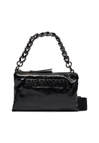 Steve Madden Torebka Bnicco SM13001162-BLK Czarny. Kolor: czarny. Materiał: skórzane