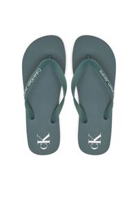 Calvin Klein Jeans Japonki Beach Sandal Transparent Tpu YM0YM01267 Turkusowy. Kolor: turkusowy