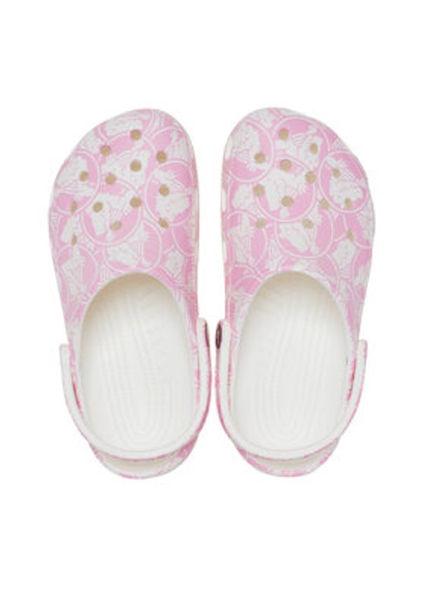 Crocs Klapki Classic Duke Print Clog 210003 Różowy. Kolor: różowy. Wzór: nadruk