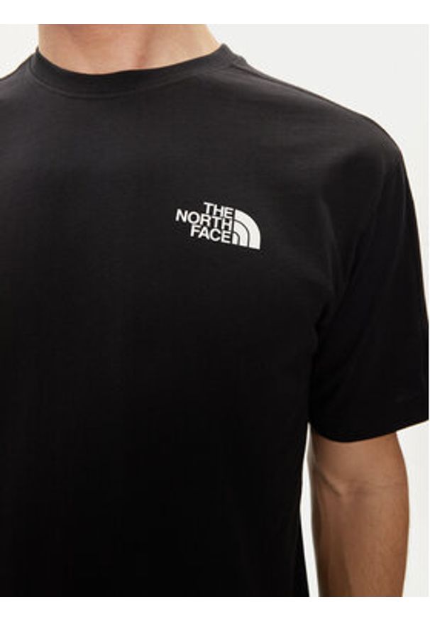 The North Face T-Shirt NF0A880S Czarny Regular Fit. Kolor: czarny. Materiał: bawełna