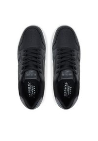 skechers - Skechers Sneakersy 183921/BKGY Czarny. Kolor: czarny. Materiał: skóra #5