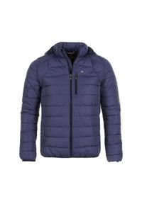 PEAK MOUNTAIN - Kurtka narciarska Peak Mountain Cenzo. Kolor: niebieski, szary, wielokolorowy. Materiał: puch. Sezon: zima. Styl: wakacyjny #1