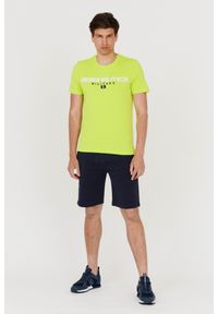 Aeronautica Militare - AERONAUTICA MILITARE Zielony bawełniany t-shirt męski, Rozmiar XXL. Kolor: zielony. Materiał: bawełna. Długość rękawa: krótki rękaw. Długość: krótkie. Wzór: haft #3