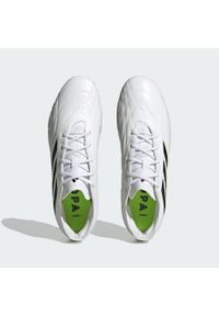 Adidas - Buty Copa Pure II.2 FG. Kolor: żółty, wielokolorowy, czarny, biały. Materiał: skóra. Sport: piłka nożna