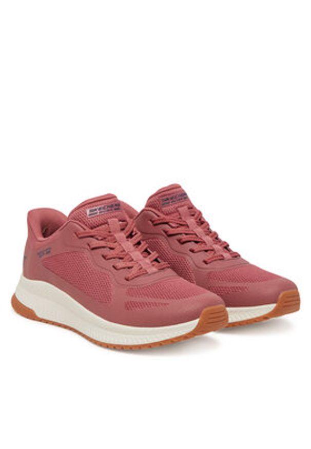 skechers - Skechers Sneakersy Bobs Squad 4-Staple Look 117624/ROS Różowy. Kolor: różowy. Materiał: materiał