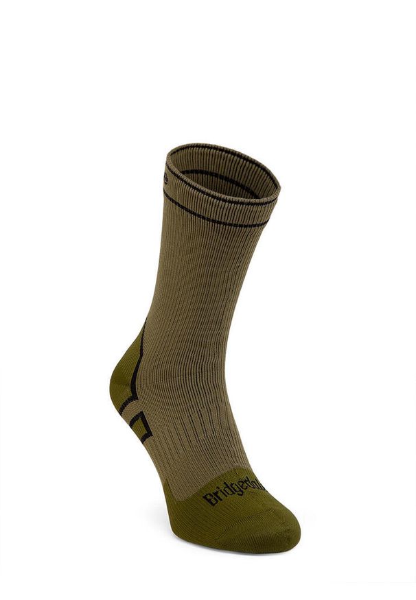 BRIDGEDALE - Skarpety wododporne Bridgedale StormSock Mid Boot. Kolor: wielokolorowy, czarny, zielony. Sport: outdoor