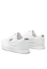 Fila Sneakersy Orbit Low 1010263.1FG Biały. Kolor: biały. Materiał: skóra #7