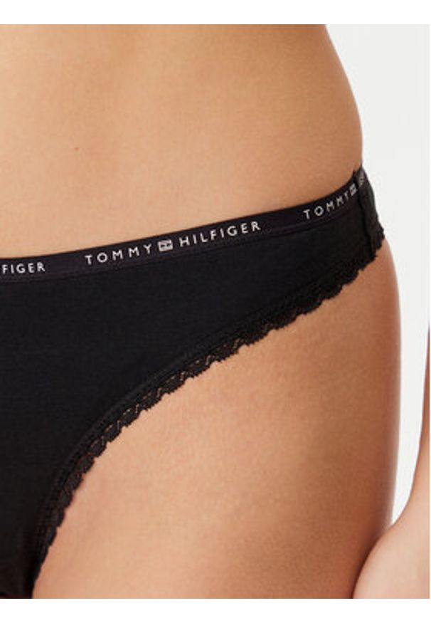 TOMMY HILFIGER - Tommy Hilfiger Komplet stringów UW0UW05954 Kolorowy. Materiał: bawełna. Wzór: kolorowy