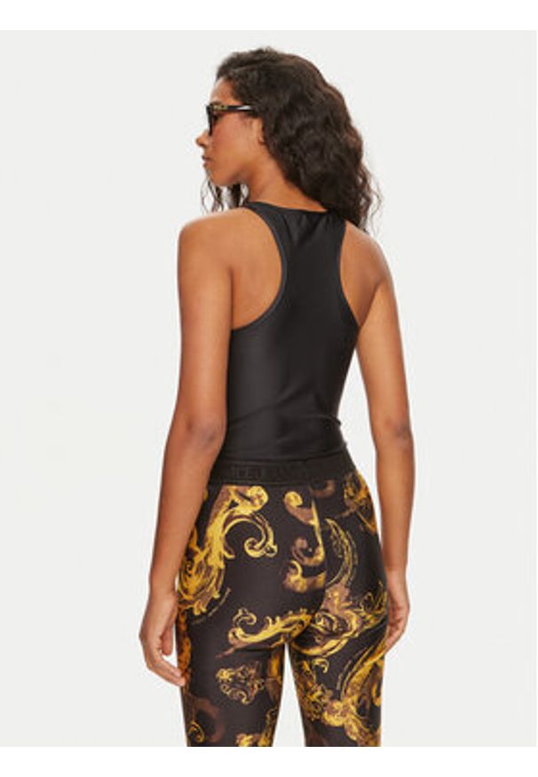 Versace Jeans Couture Body 76HAM231 Czarny Slim Fit. Kolor: czarny. Materiał: syntetyk