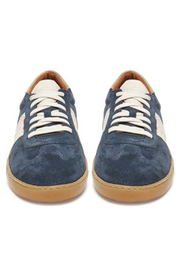 Quiksilver Sneakersy VALLEY2-01 MB Granatowy. Kolor: niebieski. Materiał: skóra, zamsz