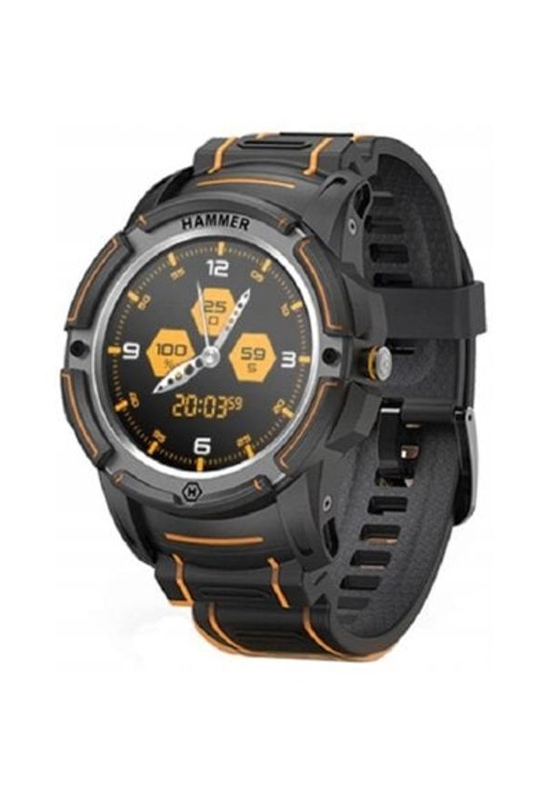 Smartwatch MPTECH Hamer Watch Czarny. Rodzaj zegarka: smartwatch. Kolor: czarny