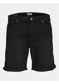 Jack & Jones - Jack&Jones Szorty materiałowe Blaine 12248681 Czarny Regular Fit. Kolor: czarny. Materiał: bawełna #4