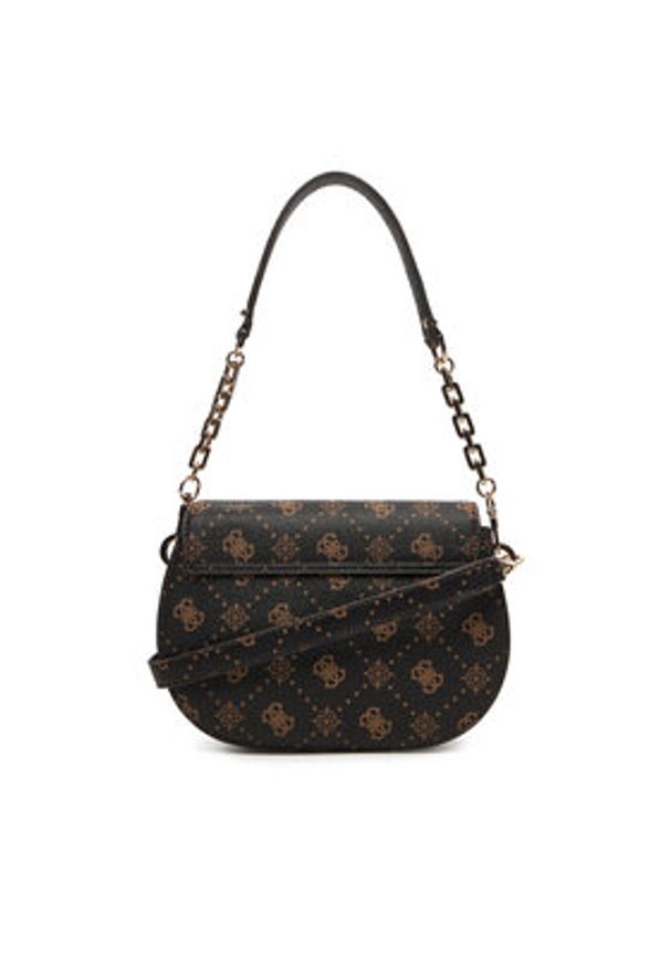 Guess Torebka Emelie Logo HWGP99 28200 Brązowy. Kolor: brązowy. Materiał: skórzane