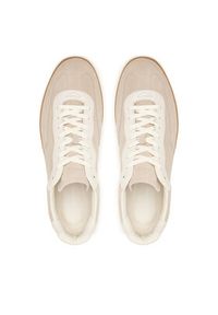 TOMMY HILFIGER - Tommy Hilfiger Sneakersy Lo Lux FM0FM05882 Beżowy jasny. Kolor: beżowy. Materiał: skóra, zamsz #4