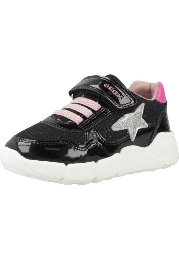 Geox - Kapcie GEOX B FLEXYPER MINI GIRL Czarny. Kolor: czarny. Materiał: syntetyk, tkanina. Sport: turystyka piesza