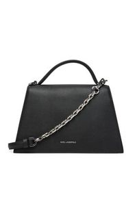 Karl Lagerfeld - KARL LAGERFELD Torebka A1W30036 Czarny. Kolor: czarny. Materiał: skórzane #5