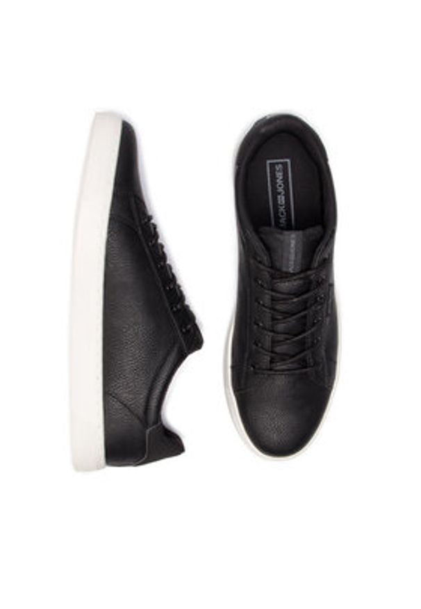 Jack & Jones Sneakersy Jfwtrent 12150724 Czarny. Kolor: czarny. Materiał: skóra