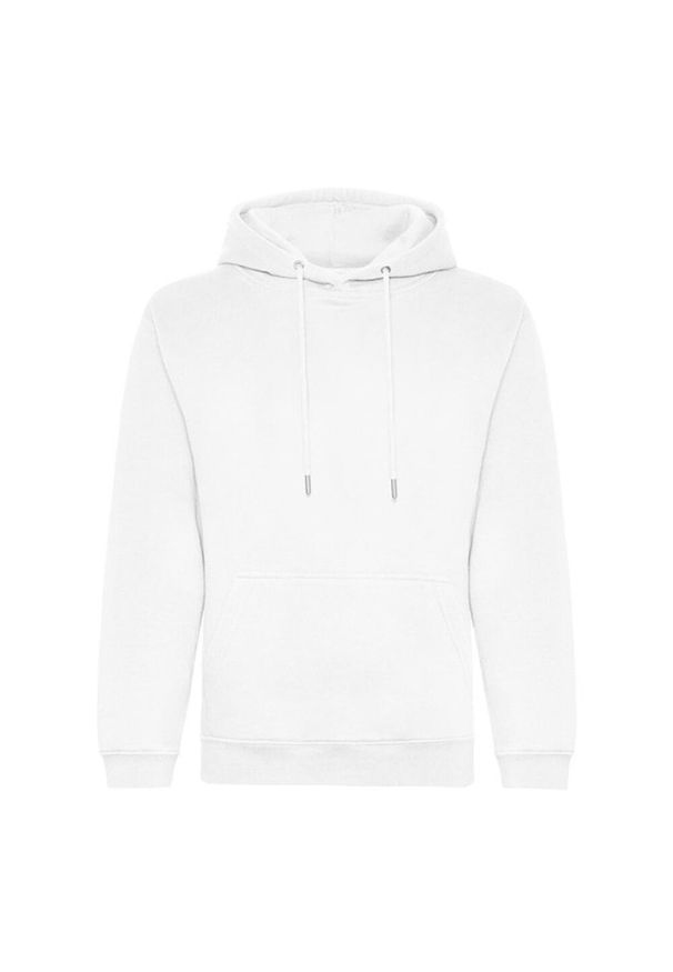 AWDIS - Organiczna Bluza Z Kapturem Unisex Dla Dorosłych. Typ kołnierza: kaptur. Kolor: biały