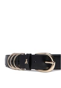 Patrizia Pepe Pasek Damski 8W0069/L048-K103 Czarny. Kolor: czarny. Materiał: skóra #3