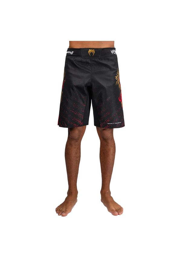 VENUM - Spodenki treningowe męskie Venum X Tekken 8 - Marshall Law Fight Shorts. Kolor: czarny