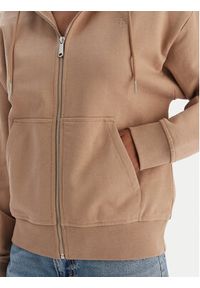 Calvin Klein Jeans Bluza Archive Logo French Terry LV047B237G Brązowy Regular Fit. Kolor: brązowy. Materiał: bawełna #4