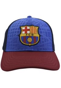 Czapka dziecięca z daszkiem FC Barcelona - oficjalna licencjonowana. Kolor: czerwony, wielokolorowy, niebieski