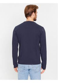 Napapijri Longsleeve Salis NP0A4HN7 Granatowy Regular Fit. Kolor: niebieski. Materiał: bawełna. Długość rękawa: długi rękaw #2