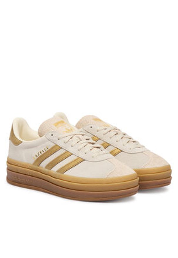 Adidas - adidas Sneakersy Gazelle Bold IH6781 Beżowy. Kolor: beżowy. Materiał: zamsz, skóra. Model: Adidas Gazelle