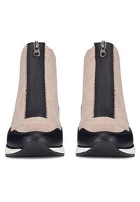 Remonte Botki D1G70-60 Beżowy. Kolor: beżowy. Materiał: materiał #6