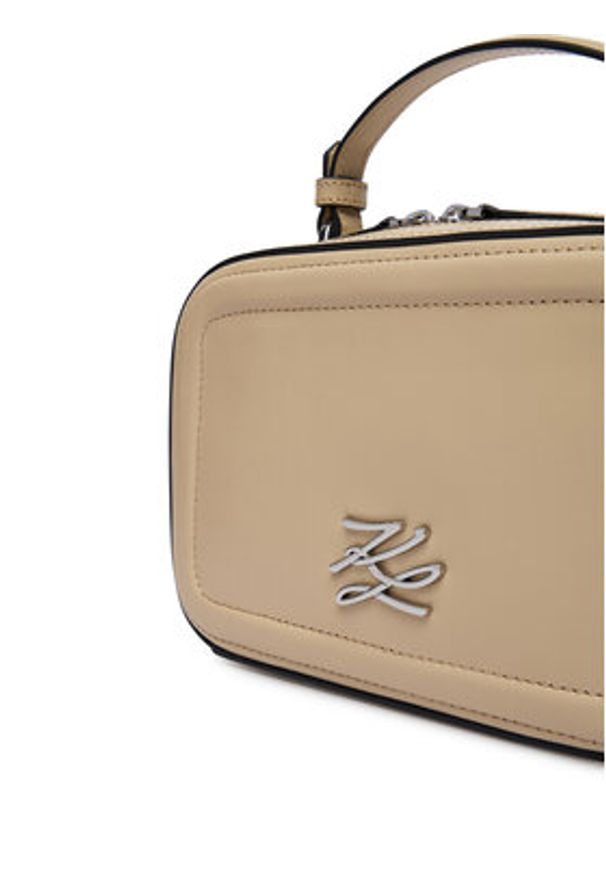 Karl Lagerfeld - KARL LAGERFELD Torebka B1W30269 Beżowy. Kolor: beżowy. Materiał: skórzane